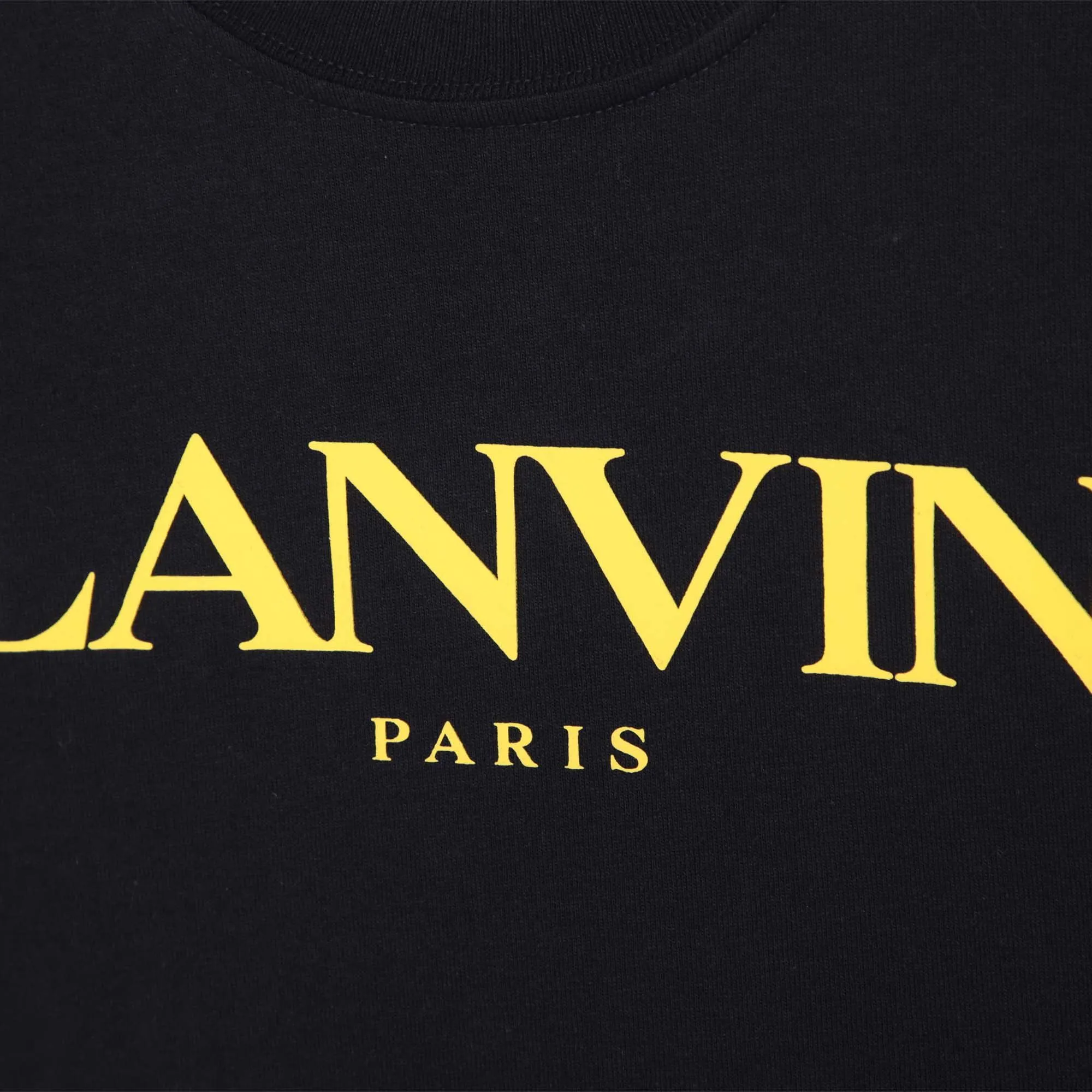 Boys Navy & Yellow Logo T-Shirt