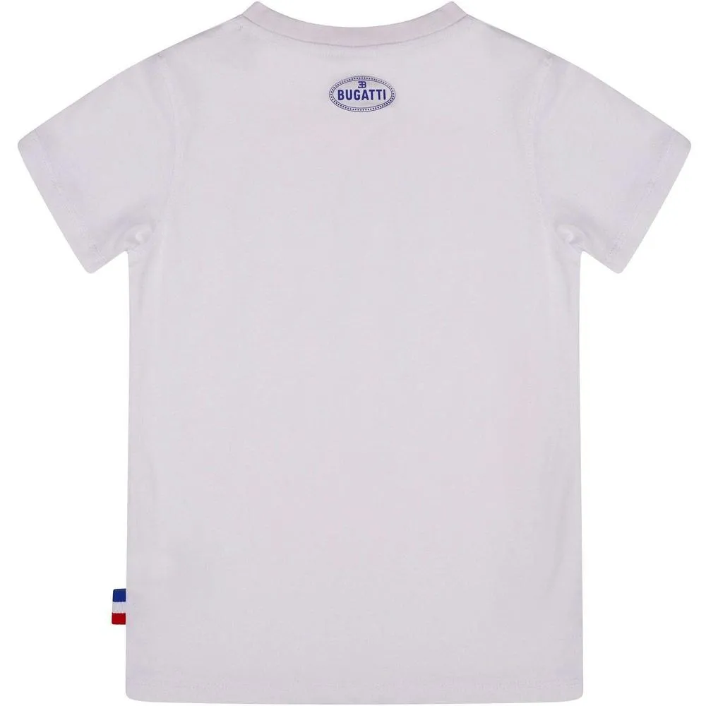 Boys White Car Carousel T-Shirt